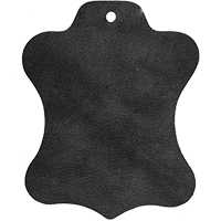 
				Black leather		